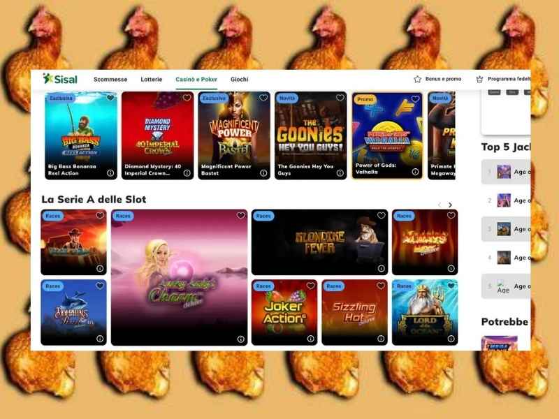Incentivi offerti tramite l'app Sisal